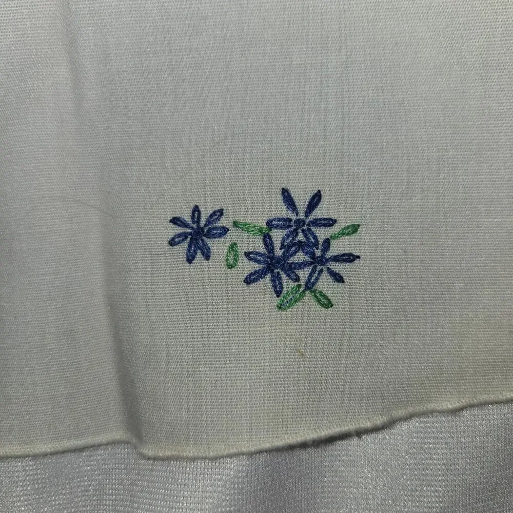Vintage Embroidered Floral Design Table Runner 40